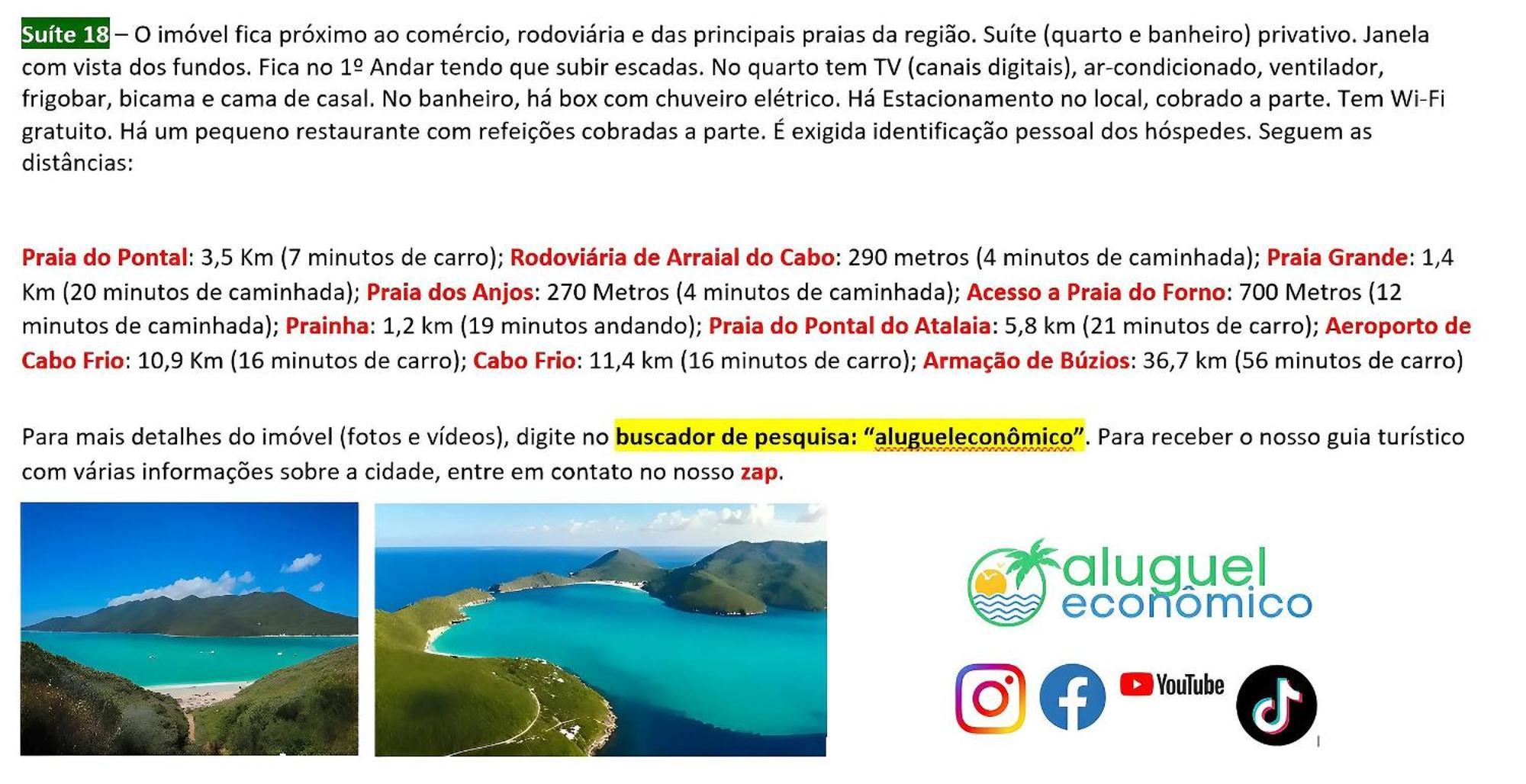 Arraial Do Cabo - Recanto Das Tartarugas - Aluguel Economico Экстерьер фото